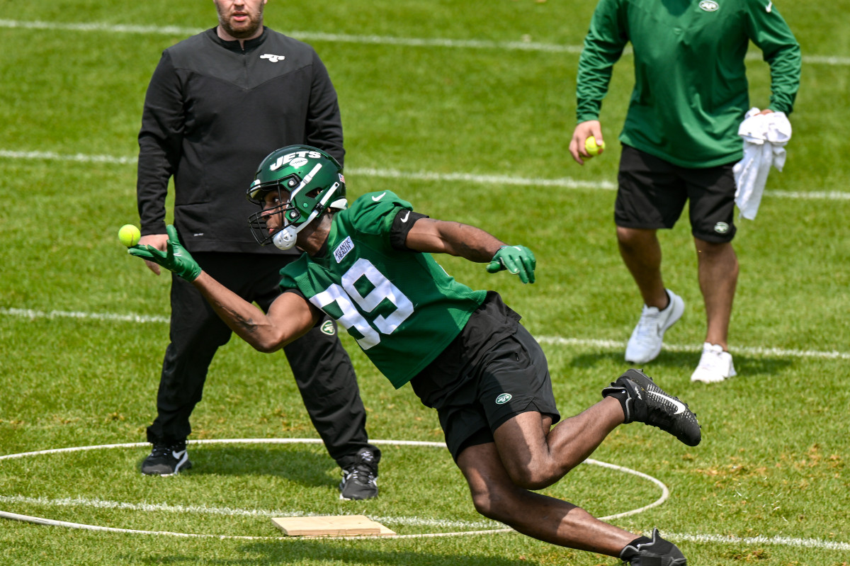 Jets' first-rounder Will McDonald at OTAs
